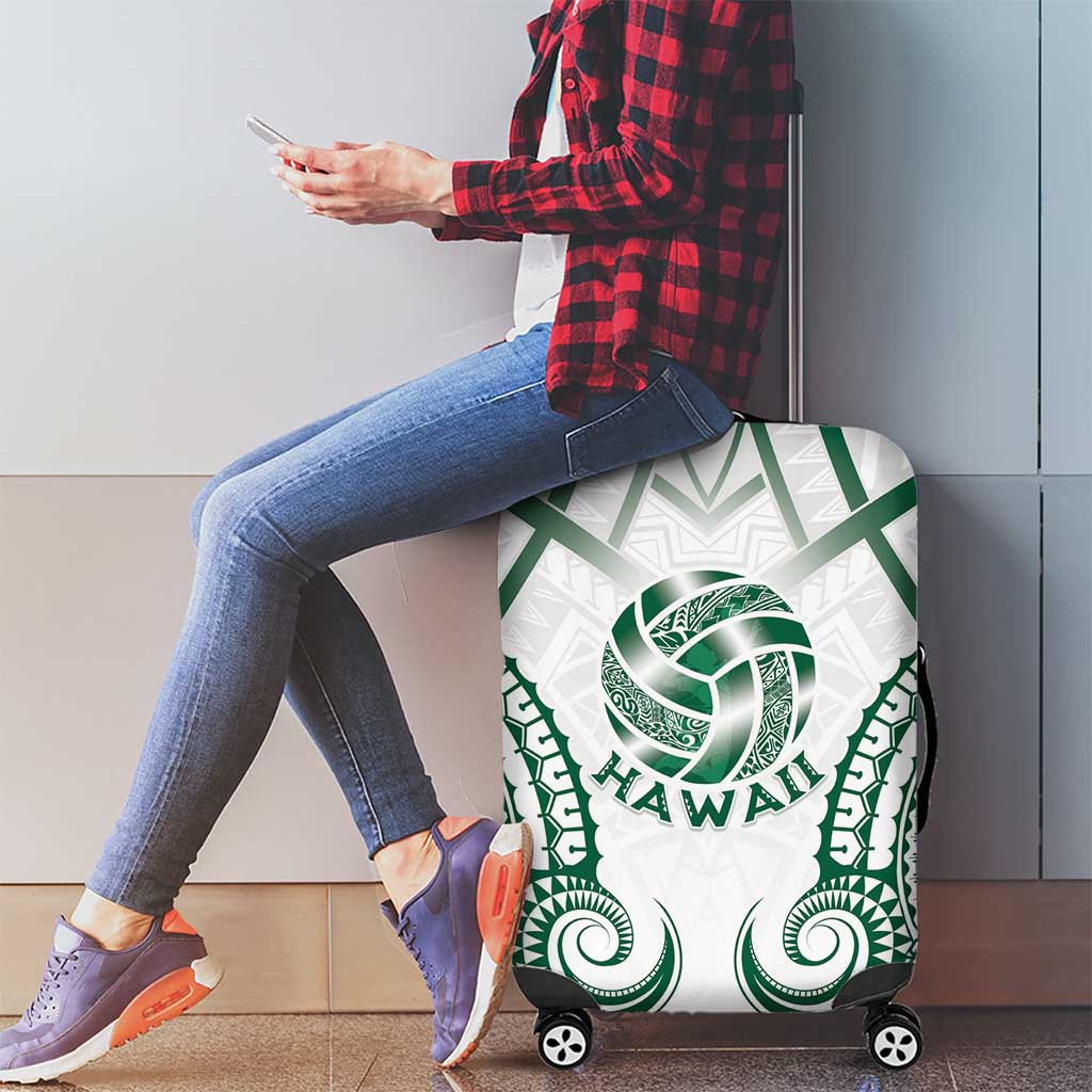Hawaii Volleyball Luggage Cover Polynesian Pattern - Polynesian Pride