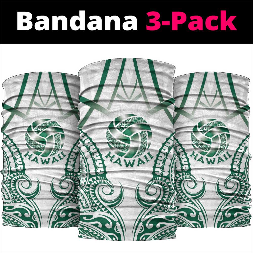 Hawaii Volleyball Neck Gaiter Polynesian Pattern LT05 package One Size: 25*50cm Teal - Polynesian Pride