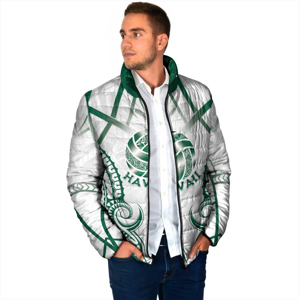 Custom Hawaii Volleyball Padded Jacket Polynesian Pattern LT05 - Polynesian Pride