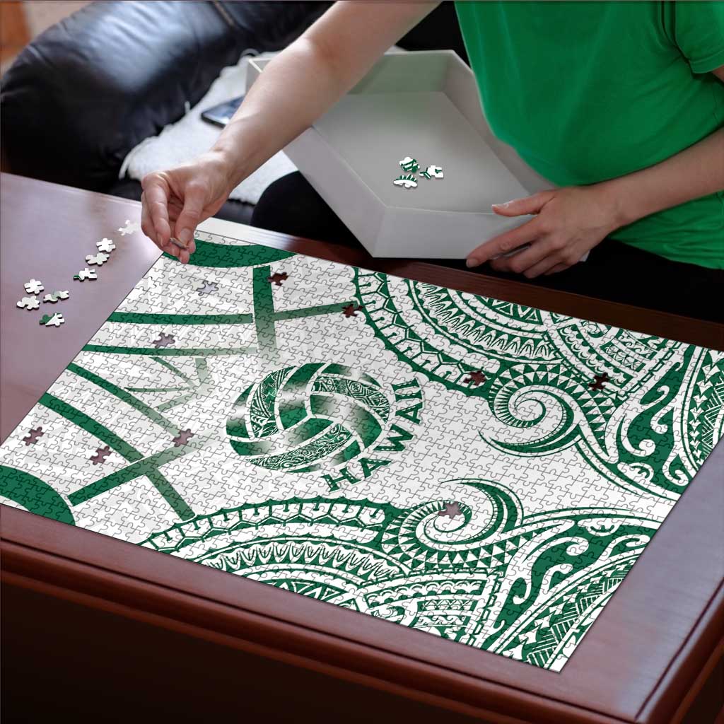 Hawaii Volleyball Puzzle Polynesian Pattern LT05 - Polynesian Pride