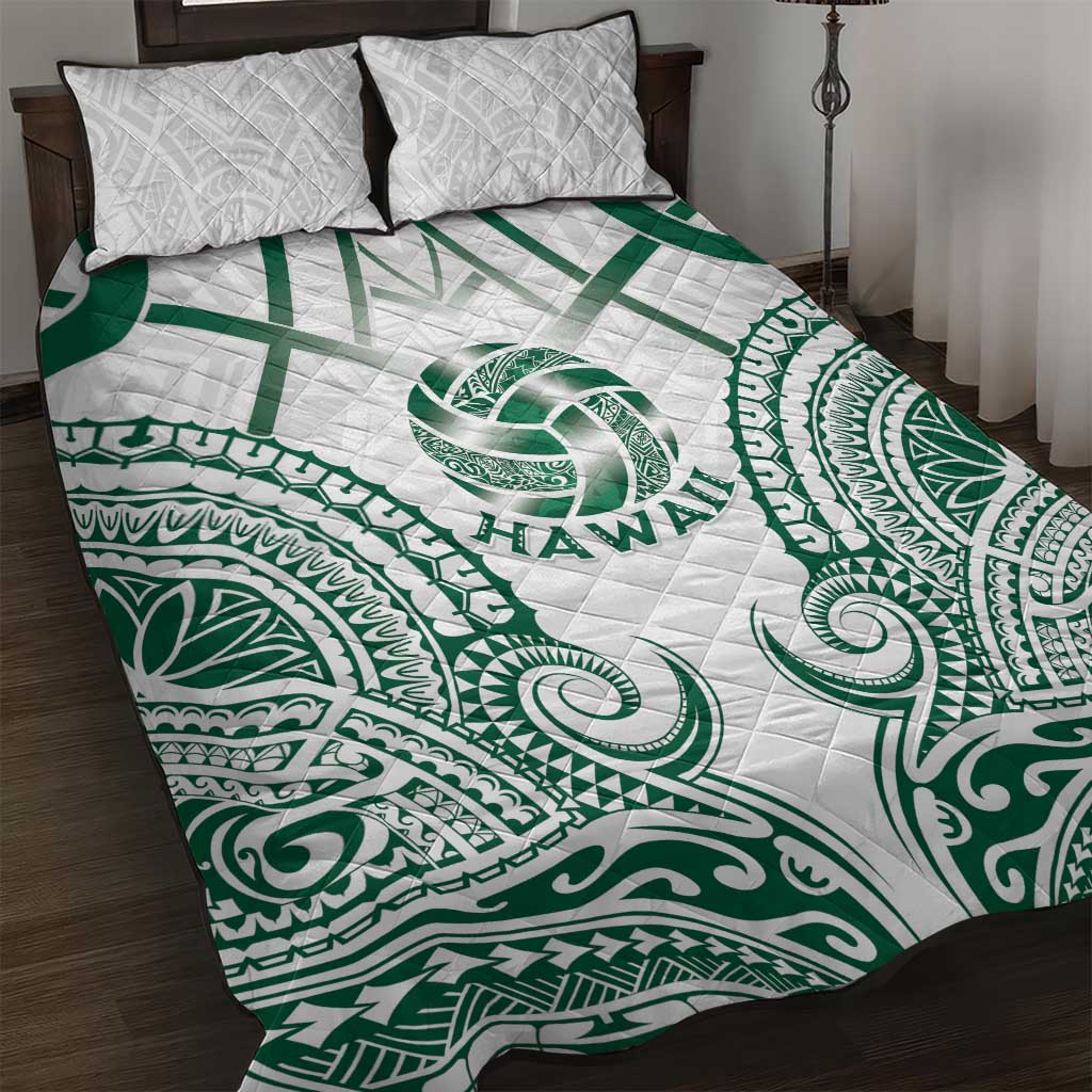 Hawaii Volleyball Quilt Bed Set Polynesian Pattern - Polynesian Pride