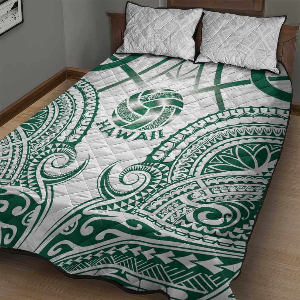 Hawaii Volleyball Quilt Bed Set Polynesian Pattern - Polynesian Pride
