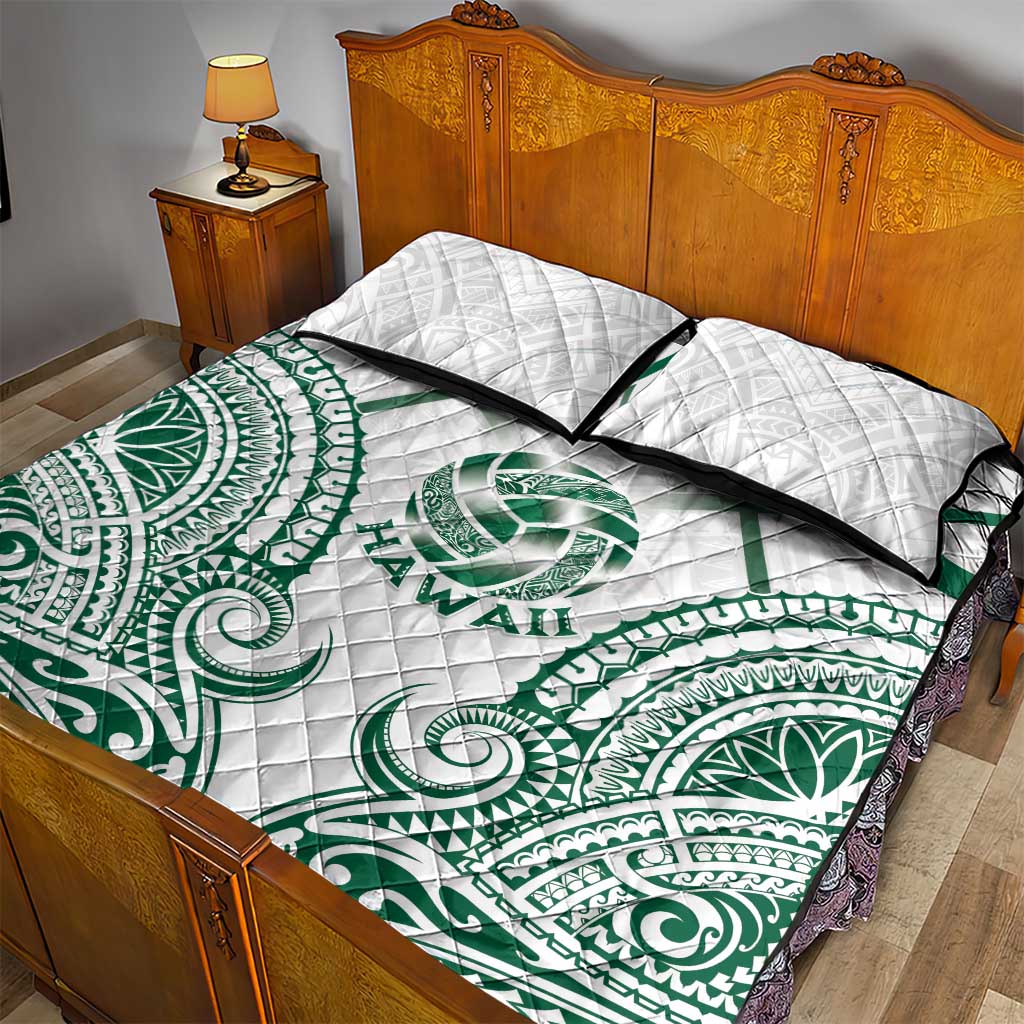 Hawaii Volleyball Quilt Bed Set Polynesian Pattern - Polynesian Pride