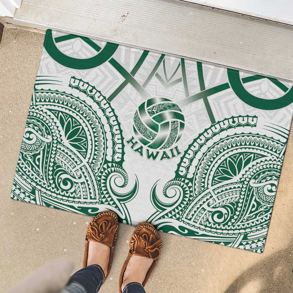Hawaii Volleyball Rubber Doormat Polynesian Pattern LT05 - Polynesian Pride