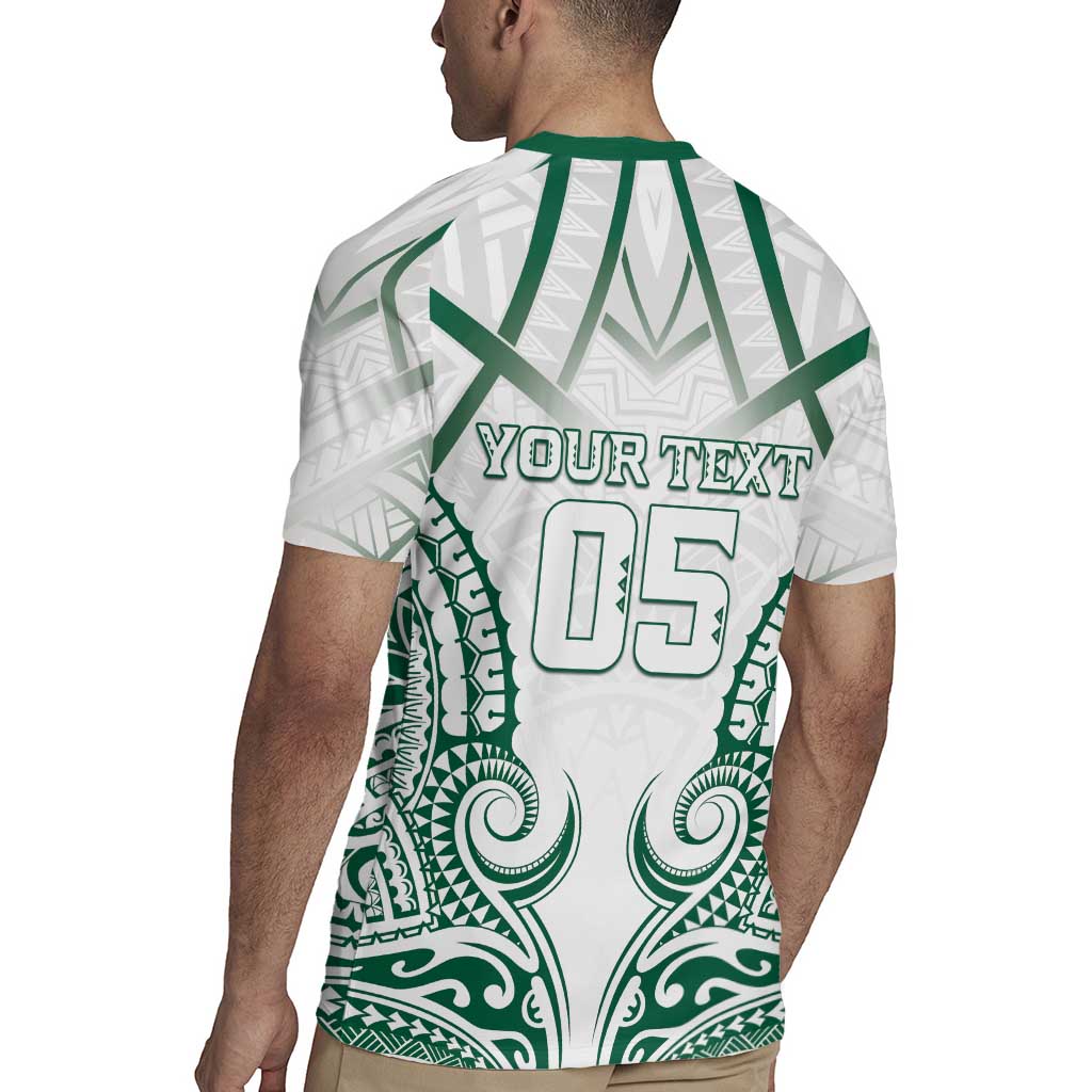 Custom Hawaii Volleyball Rugby Jersey Polynesian Pattern LT05 - Polynesian Pride
