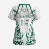 Custom Hawaii Volleyball Scrub Top Polynesian Pattern LT05 - Polynesian Pride