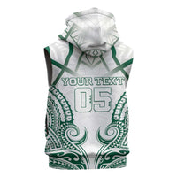 Custom Hawaii Volleyball Sleeveless Hoodie Polynesian Pattern LT05 - Polynesian Pride