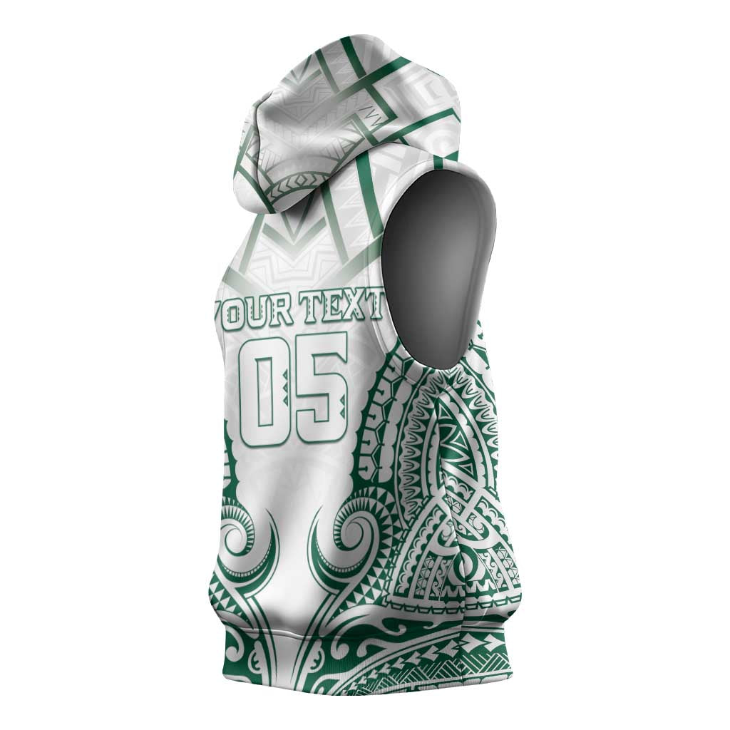 Custom Hawaii Volleyball Sleeveless Hoodie Polynesian Pattern LT05 - Polynesian Pride