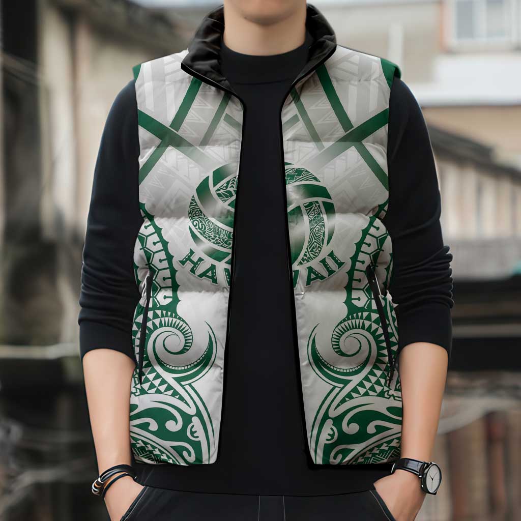 Custom Hawaii Volleyball Sleeveless Puffer Jacket Polynesian Pattern LT05 - Polynesian Pride