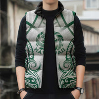 Custom Hawaii Volleyball Sleeveless Puffer Jacket Polynesian Pattern LT05 - Polynesian Pride
