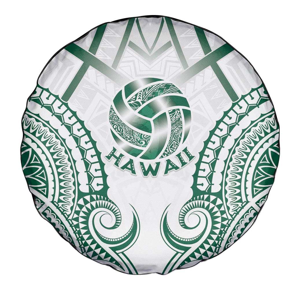 Hawaii Volleyball Spare Tire Cover Polynesian Pattern - Polynesian Pride