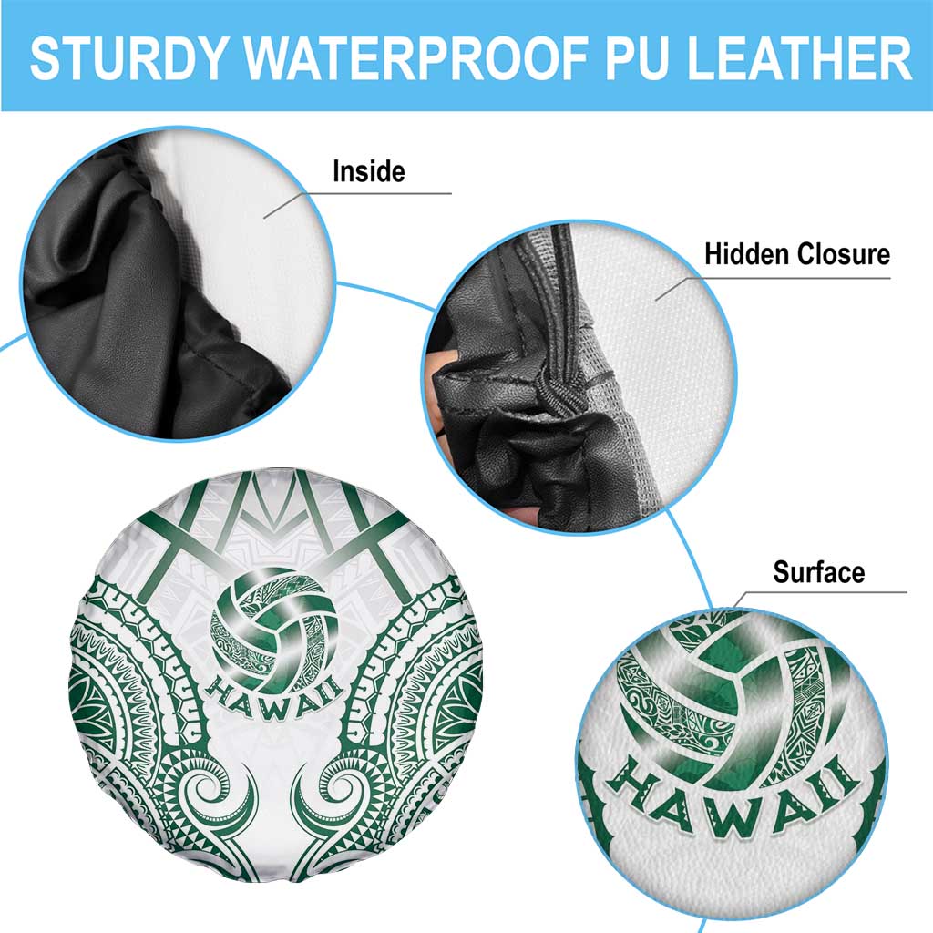 Hawaii Volleyball Spare Tire Cover Polynesian Pattern - Polynesian Pride