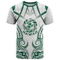 Custom Hawaii Volleyball T Shirt Polynesian Pattern - Polynesian Pride