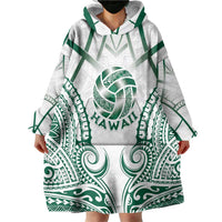Custom Hawaii Volleyball Wearable Blanket Hoodie Polynesian Pattern LT05 - Polynesian Pride
