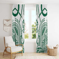 Hawaii Volleyball Window Curtain Polynesian Pattern - Polynesian Pride