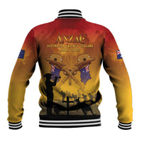 ANZAC Day Baseball Jacket Australia And New Zealand Slouch Hats LT05 - Polynesian Pride