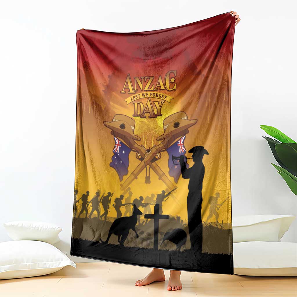 ANZAC Day Blanket Australia And New Zealand Slouch Hats LT05 - Polynesian Pride