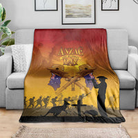 ANZAC Day Blanket Australia And New Zealand Slouch Hats LT05 - Polynesian Pride