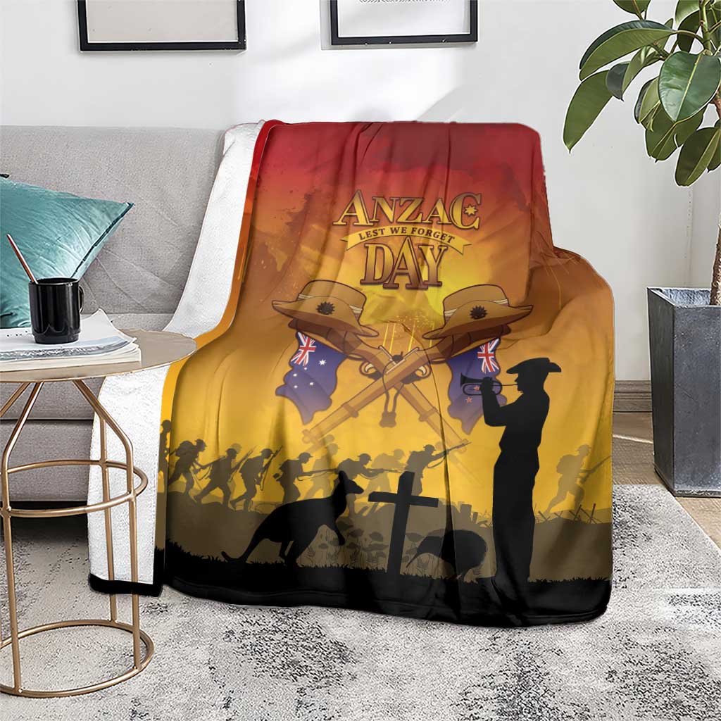 ANZAC Day Blanket Australia And New Zealand Slouch Hats LT05 - Polynesian Pride