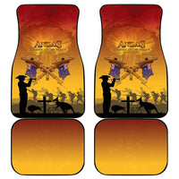 ANZAC Day Car Mats Australia And New Zealand Slouch Hats LT05 - Polynesian Pride