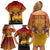 ANZAC Day Family Matching Off Shoulder Short Dress and Hawaiian Shirt Australia And New Zealand Slouch Hats