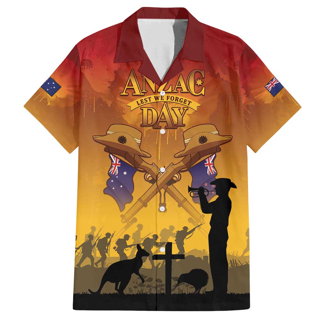 ANZAC Day Family Matching Puletasi and Hawaiian Shirt Australia And New Zealand Slouch Hats