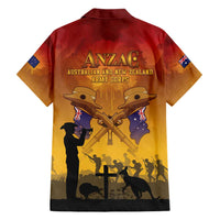 ANZAC Day Hawaiian Shirt Australia And New Zealand Slouch Hats LT05 - Polynesian Pride