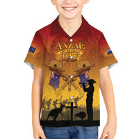 ANZAC Day Hawaiian Shirt Australia And New Zealand Slouch Hats LT05 - Polynesian Pride
