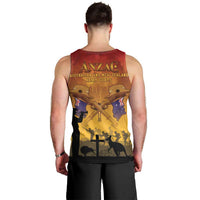 ANZAC Day Men Tank Top Australia And New Zealand Slouch Hats LT05 - Polynesian Pride