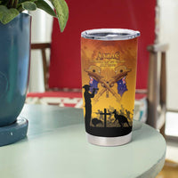 ANZAC Day Tumbler Cup Australia And New Zealand Slouch Hats LT05 - Polynesian Pride