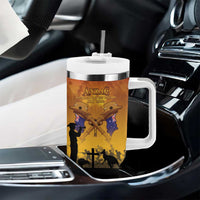ANZAC Day Tumbler With Handle Australia And New Zealand Slouch Hats LT05 - Polynesian Pride