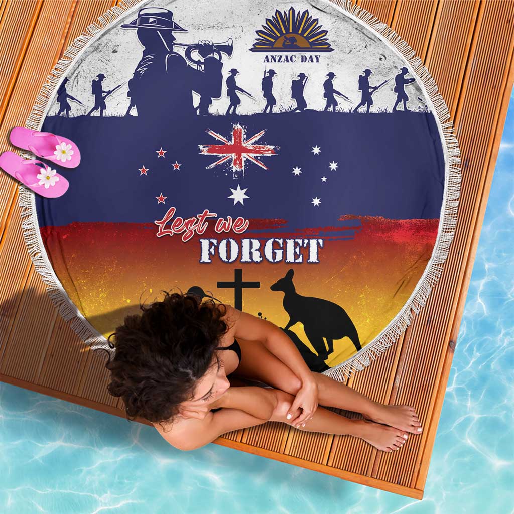 New Zealand And Australia ANZAC Last Post Beach Blanket LT05 - Polynesian Pride