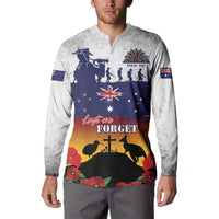 New Zealand And Australia ANZAC Last Post Button Sweatshirt LT05 - Polynesian Pride
