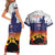 New Zealand And Australia ANZAC Last Post Couples Matching Short Sleeve Bodycon Dress and Hawaiian Shirt