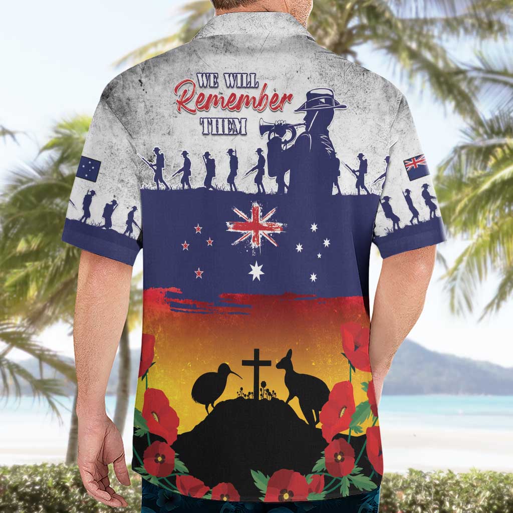 New Zealand And Australia ANZAC Last Post Hawaiian Shirt LT05 - Polynesian Pride