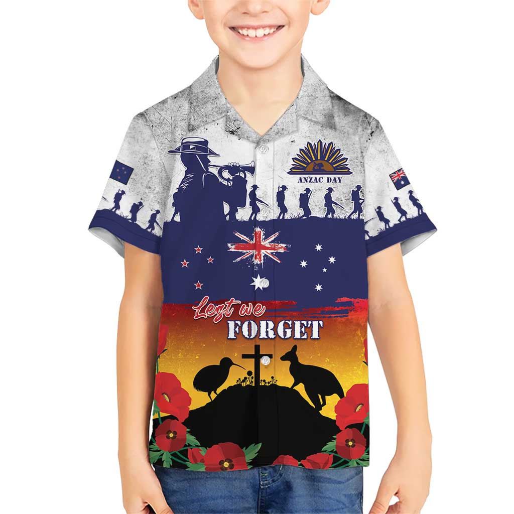 New Zealand And Australia ANZAC Last Post Hawaiian Shirt LT05 - Polynesian Pride