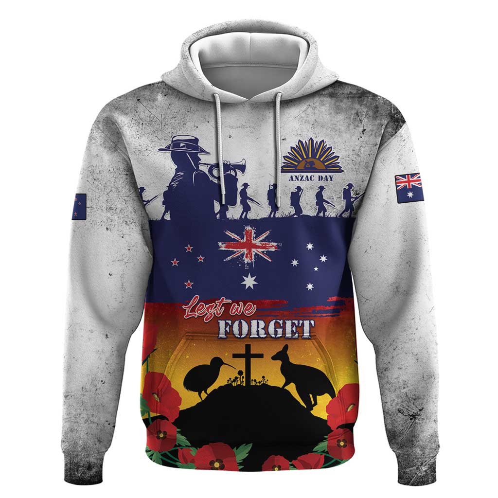 New Zealand And Australia ANZAC Last Post Hoodie