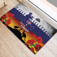 New Zealand And Australia ANZAC Last Post Rubber Doormat LT05 - Polynesian Pride