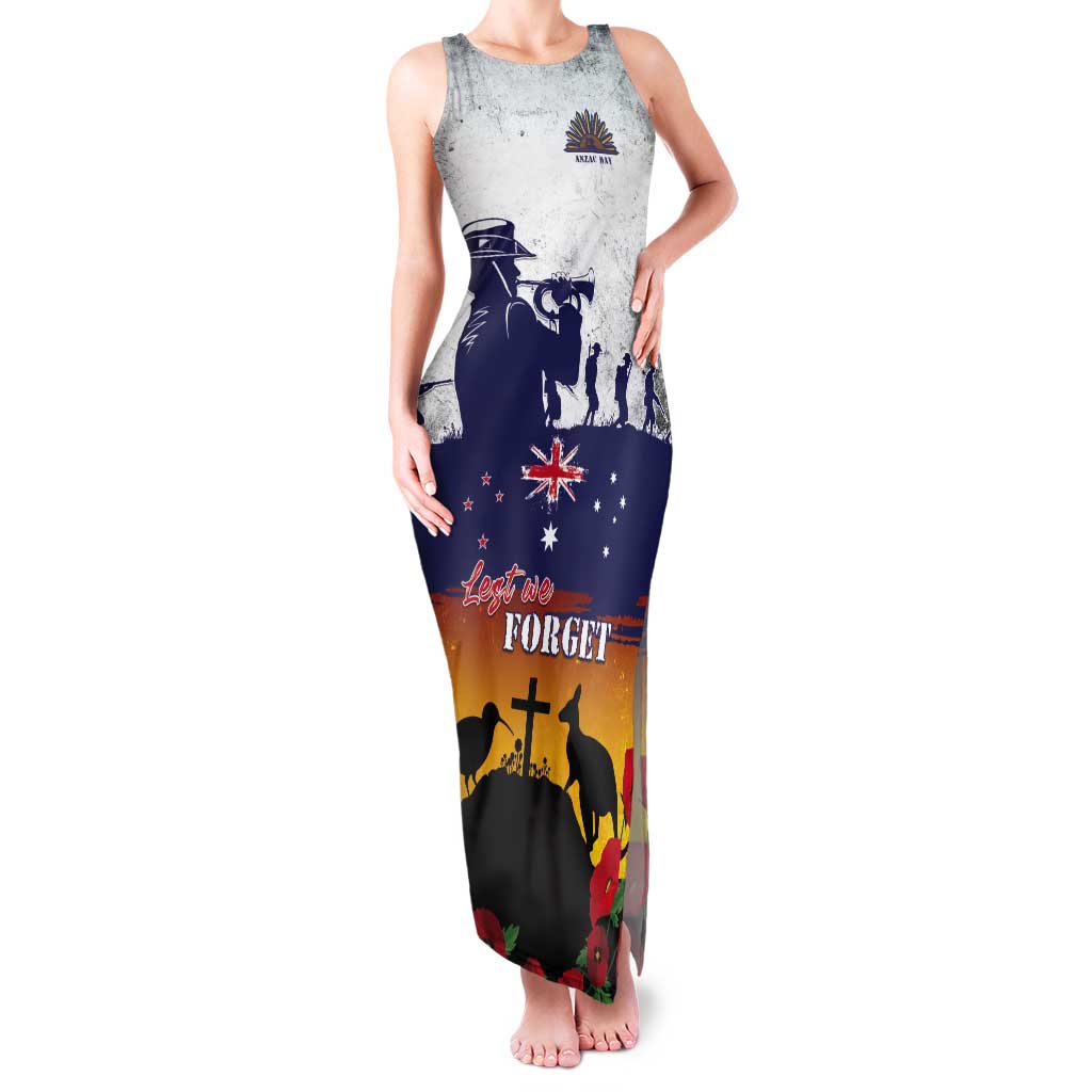 New Zealand And Australia ANZAC Last Post Tank Maxi Dress