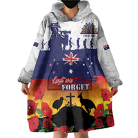 New Zealand And Australia ANZAC Last Post Wearable Blanket Hoodie LT05 - Polynesian Pride