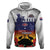 New Zealand And Australia ANZAC Last Post Zip Hoodie