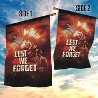 Honouring The ANZAC Spirit Garden Flag Gallipoli Lest We Forget LT05 - Polynesian Pride