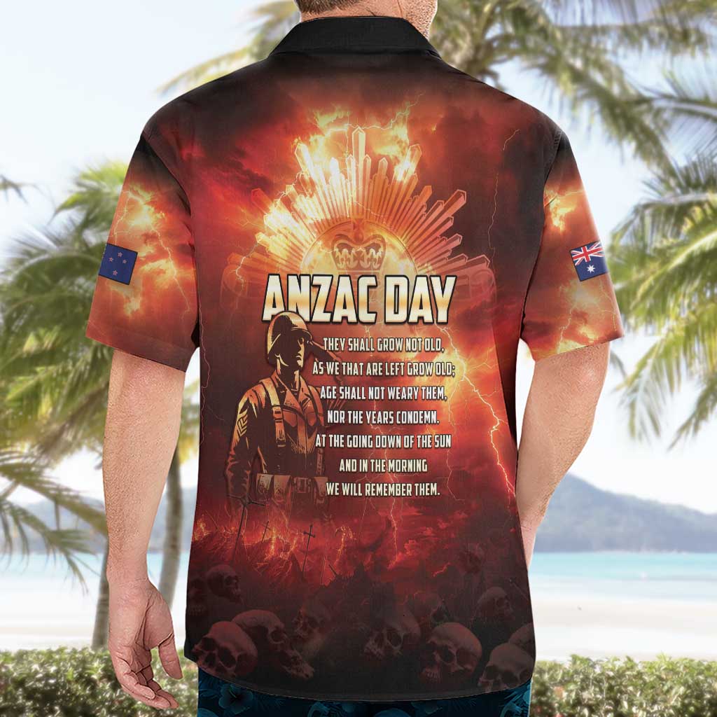 Honouring The ANZAC Spirit Hawaiian Shirt Gallipoli Lest We Forget LT05 - Polynesian Pride