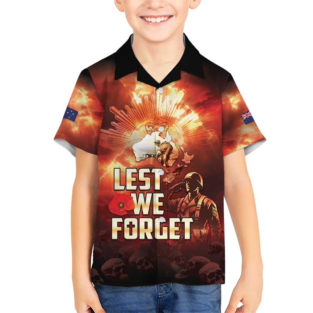 Honouring The ANZAC Spirit Hawaiian Shirt Gallipoli Lest We Forget LT05 - Polynesian Pride