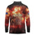 Honouring The ANZAC Spirit Long Sleeve Polo Shirt Gallipoli Lest We Forget