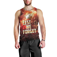 Honouring The ANZAC Spirit Men Tank Top Gallipoli Lest We Forget LT05 - Polynesian Pride