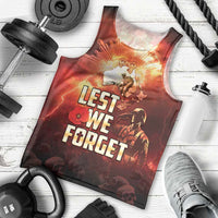 Honouring The ANZAC Spirit Men Tank Top Gallipoli Lest We Forget LT05 - Polynesian Pride