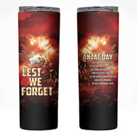 Honouring The ANZAC Spirit Skinny Tumbler Gallipoli Lest We Forget