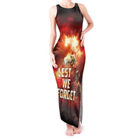 Honouring The ANZAC Spirit Tank Maxi Dress Gallipoli Lest We Forget LT05 Women Red - Polynesian Pride