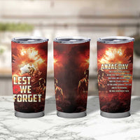 Honouring The ANZAC Spirit Tumbler Cup Gallipoli Lest We Forget LT05 - Polynesian Pride